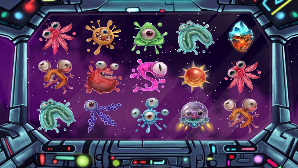 Screenshot of Space Oddity slot from Spinmatic