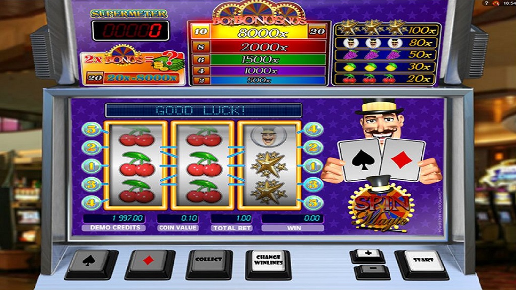 Screenshot of Spin Magic slot from Microgaming