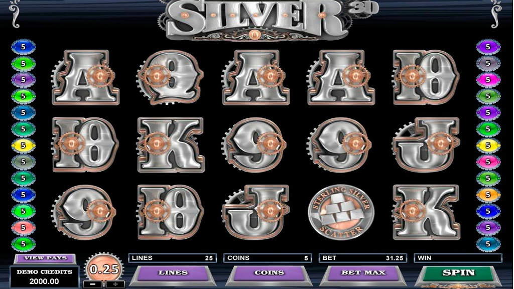 Screenshot of Sterling Silver 3D from Microgaming