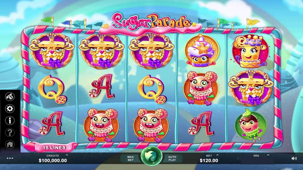 Screenshot of Sugar Parade from Microgaming