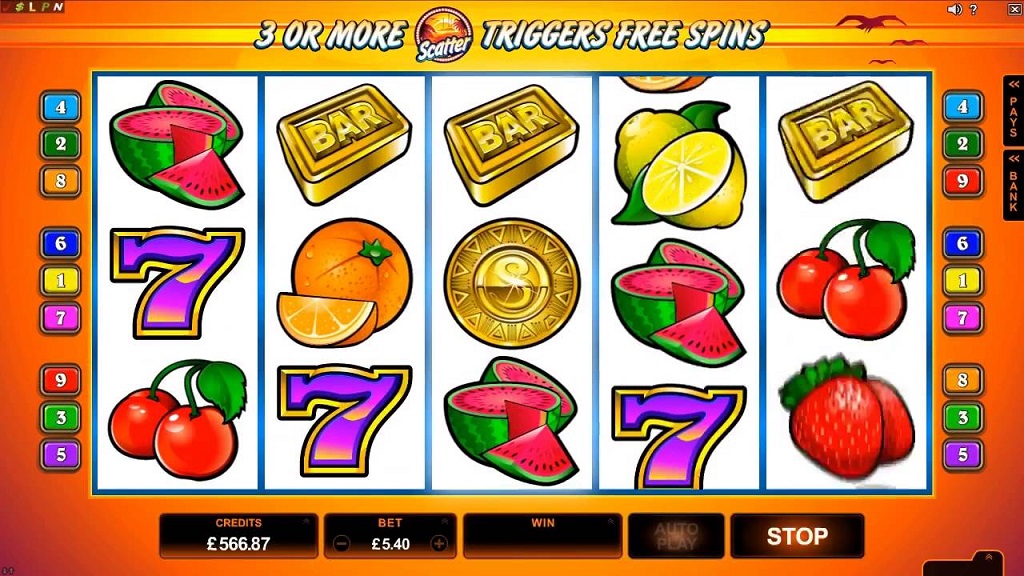 Screenshot of SunTide from Microgaming