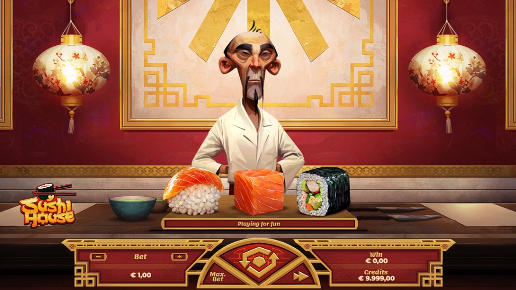 Screenshot of Sushi House slot from Spinmatic