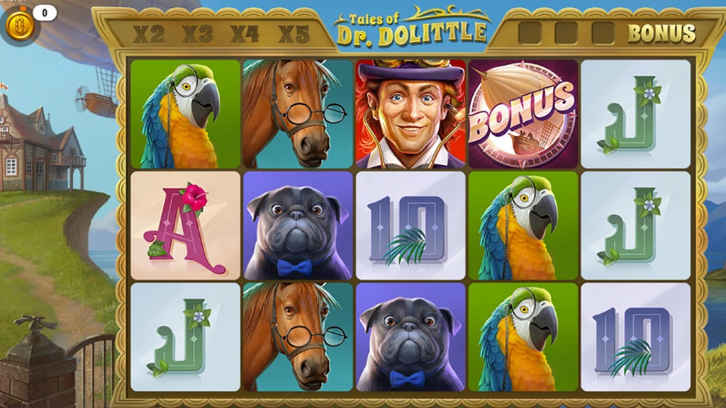 Screenshot of Tales of Dr Dolittle slot from Quickspin