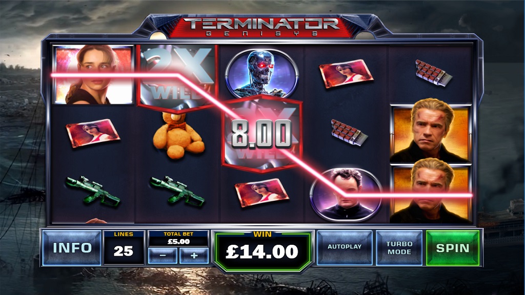 Screenshot of Terminator Genisys slot from Playtech