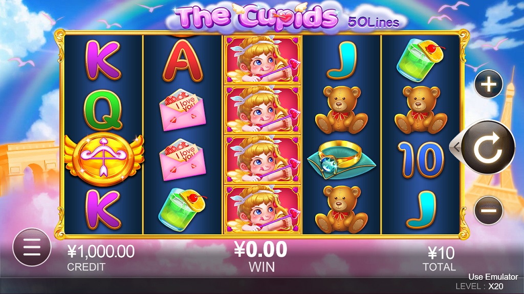 Screenshot of The Cupids slot from CQ9 Gaming