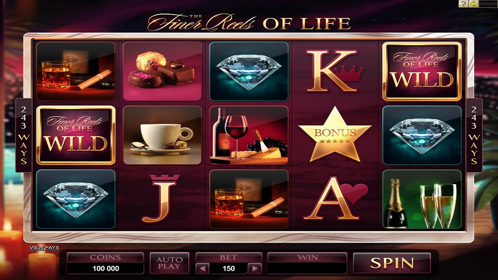 Screenshot of The Finer Reels of Life from Microgaming