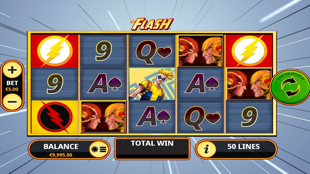 Screenshot of The Flash slot from Playtech