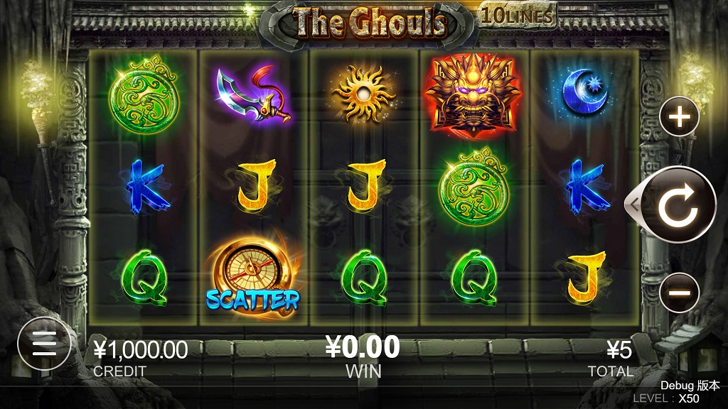 Screenshot of The Ghouls slot from CQ9 Gaming
