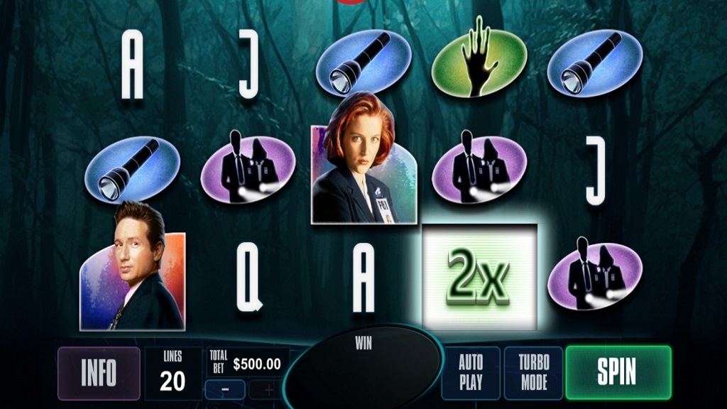 Screenshot of The X Files slot from Playtech