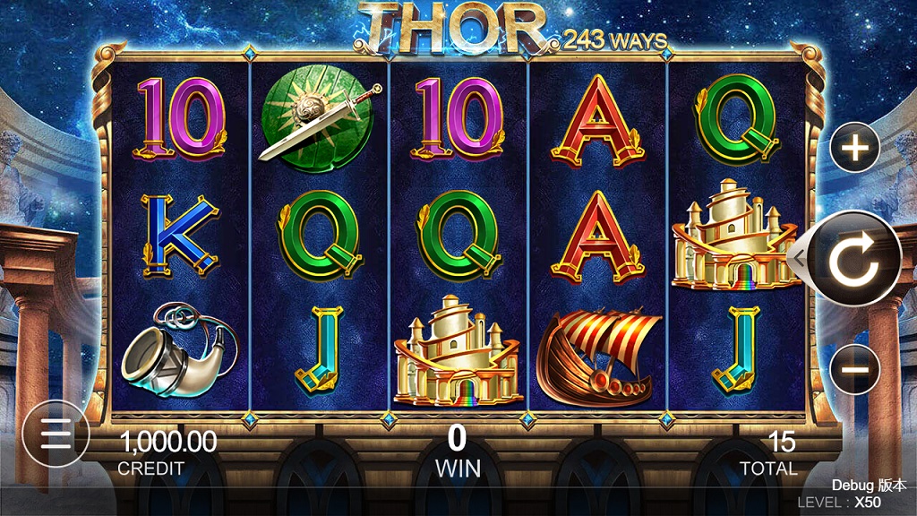 Screenshot of Thor slot from CQ9 Gaming