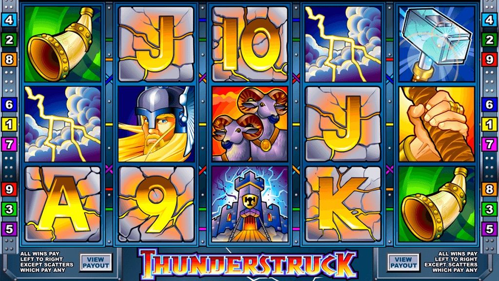 Screenshot of Thunderstruck from Microgaming