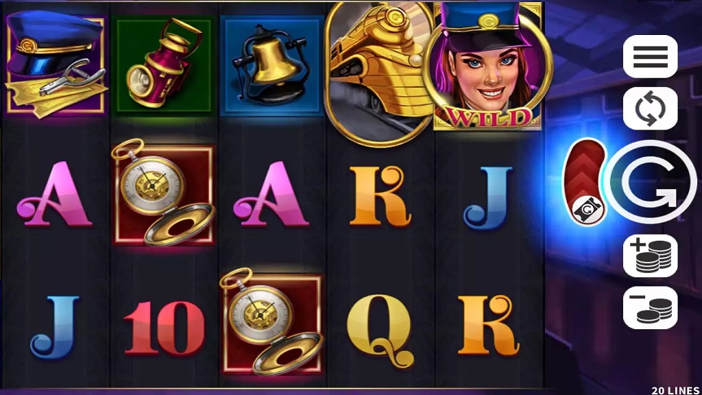 Screenshot of Treasure Tracks from Microgaming