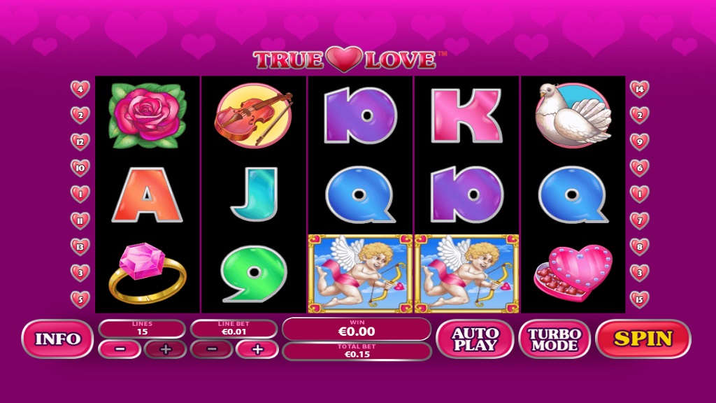 Screenshot of True Love slot from Playtech