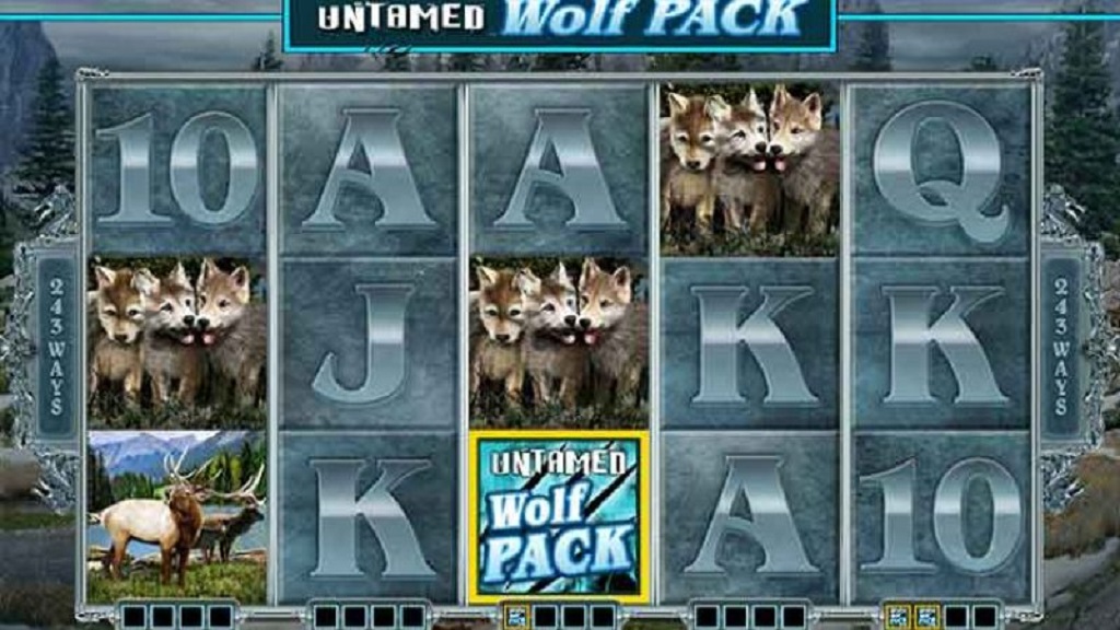 Screenshot of Untamed Wolf Pack slot from Microgaming