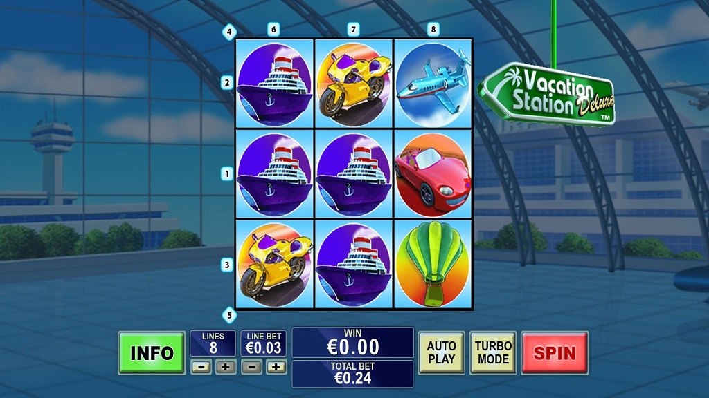 Screenshot of Vacation Station Deluxe slot from Playtech