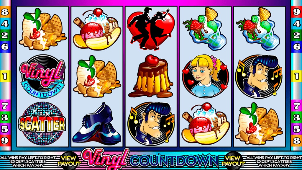 Screenshot of Vinyl Countdown from Microgaming