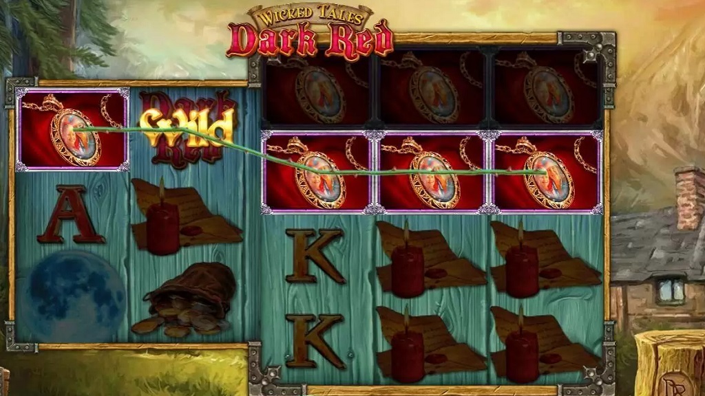 Screenshot of Wicked Tales: Dark Red from Microgaming