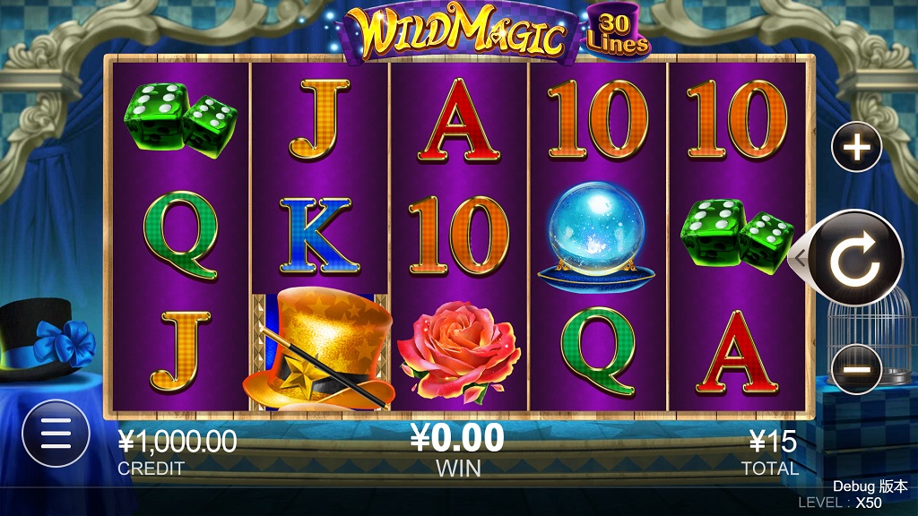 Screenshot of Wild Magic slot from CQ9 Gaming