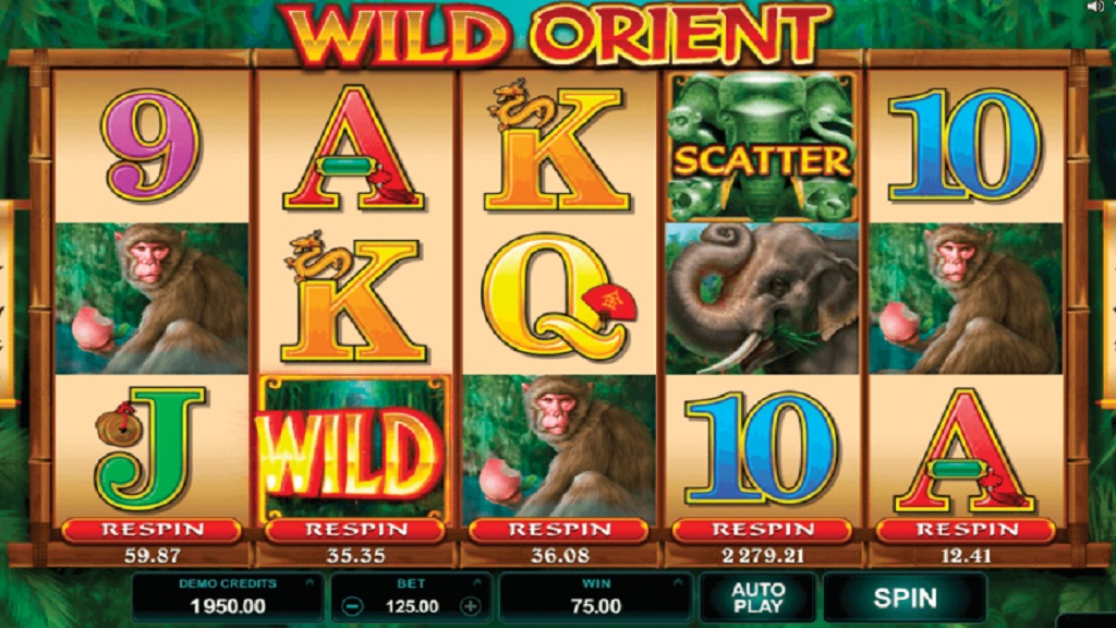 Screenshot of Wild Orient from Microgaming