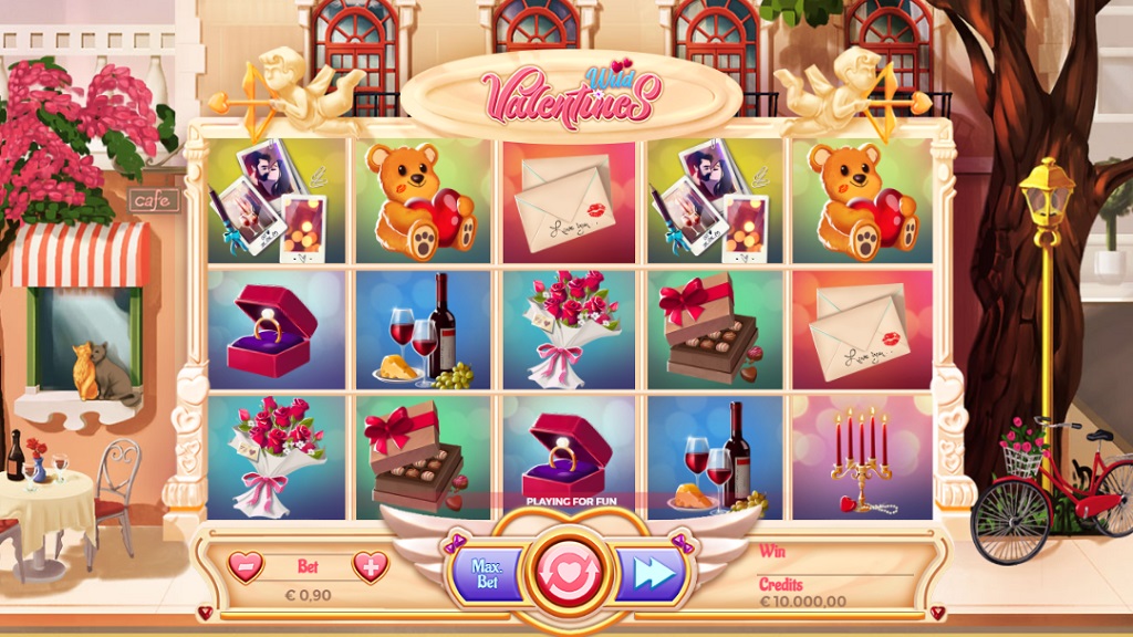 Screenshot of Wild Valentines slot from Spinmatic
