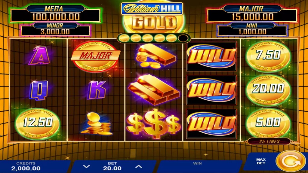 Screenshot of William Hill Gold from Microgaming