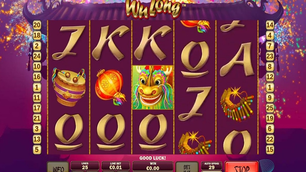 Screenshot of Wu Long slot from Playtech