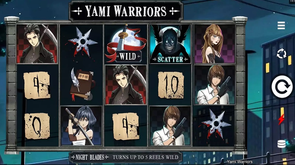 Screenshot of Yami Warriors from Microgaming