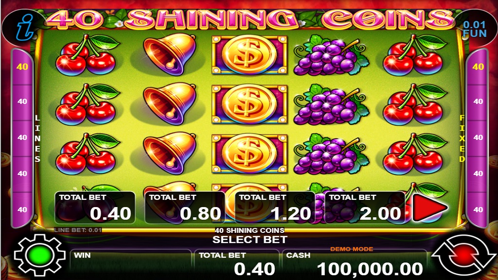 Screenshot of 40 Shining Coins from CT Interactive