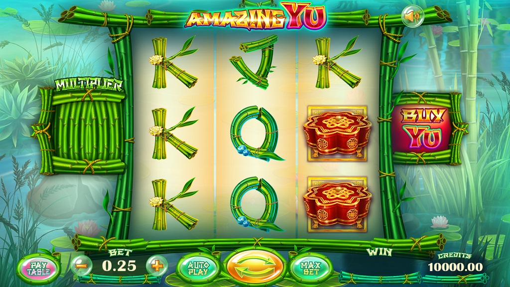 Screenshot of Amazing Yu slot from Felix Gaming