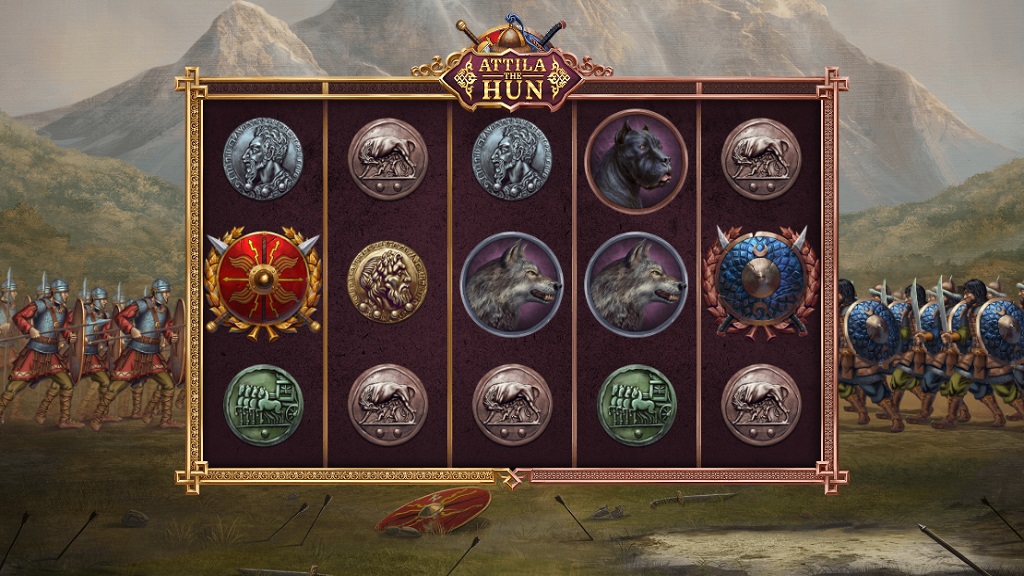 Screenshot of Attila The Hun slot from Relax Gaming