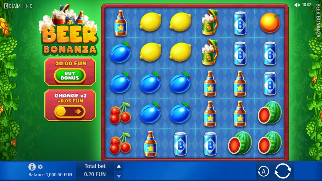 Screenshot of Beer Bonanza slot from BGaming