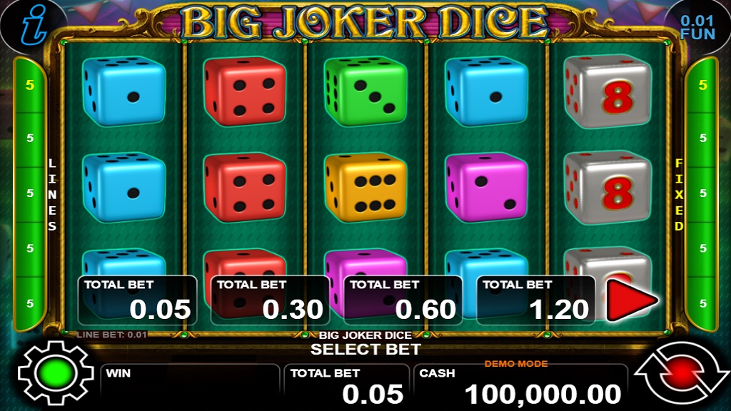 Screenshot of Big Joker slot from CT Interactive