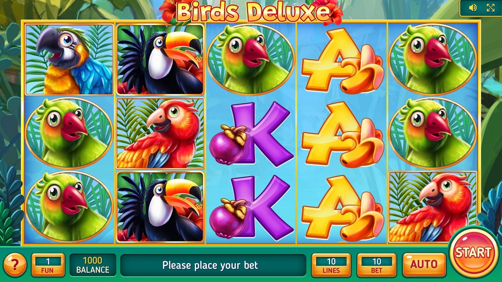 Screenshot of Birds Deluxe slot from InBet