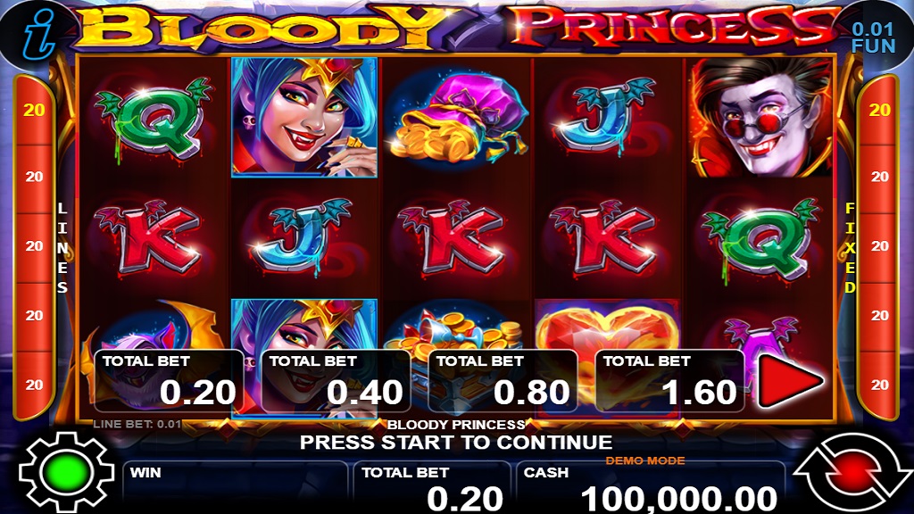 Screenshot of Big Joker Dice slot from CT Interactive