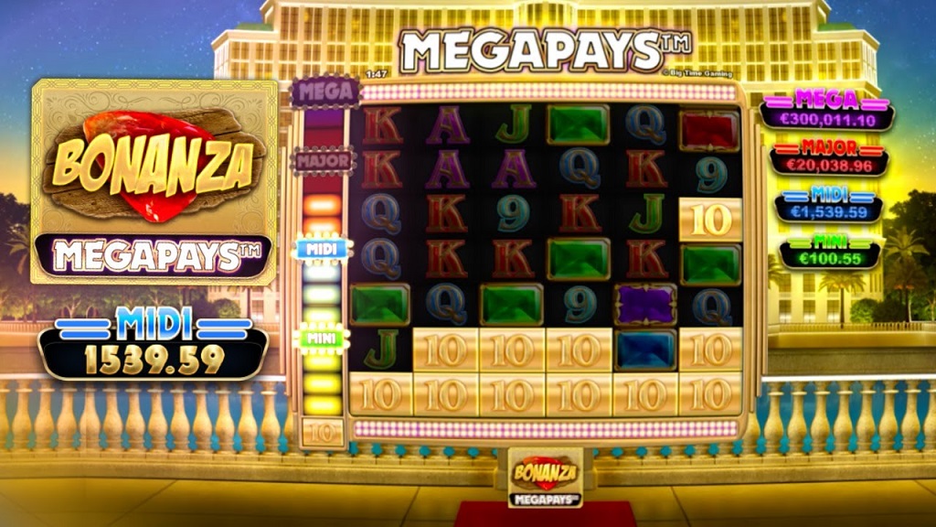 Screenshot of Bonanza Megapays slot from Big Time Gaming