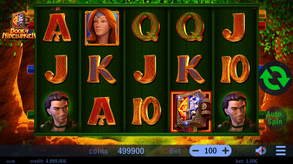 Screenshot of Book of Nibelungen slot from Swintt