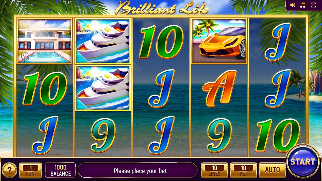 Screenshot of Brilliant Life slot from InBet