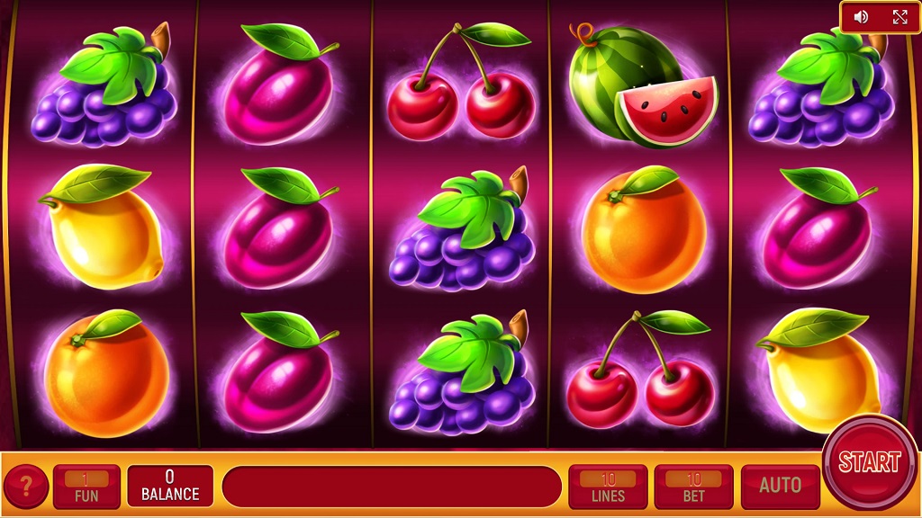 Screenshot of Burning Stars slot from InBet