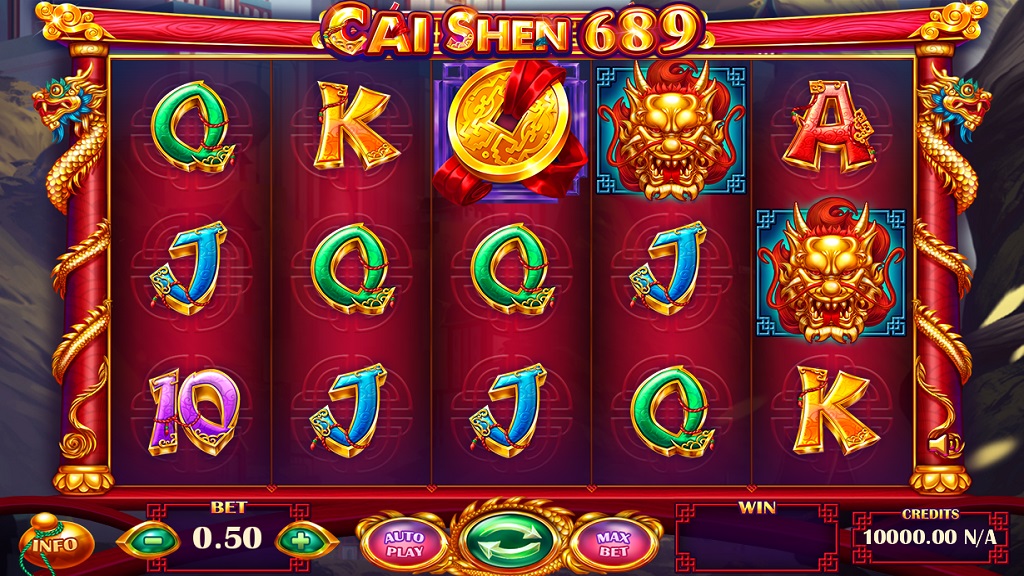 Screenshot of Caishen 689 slot from Felix Gaming