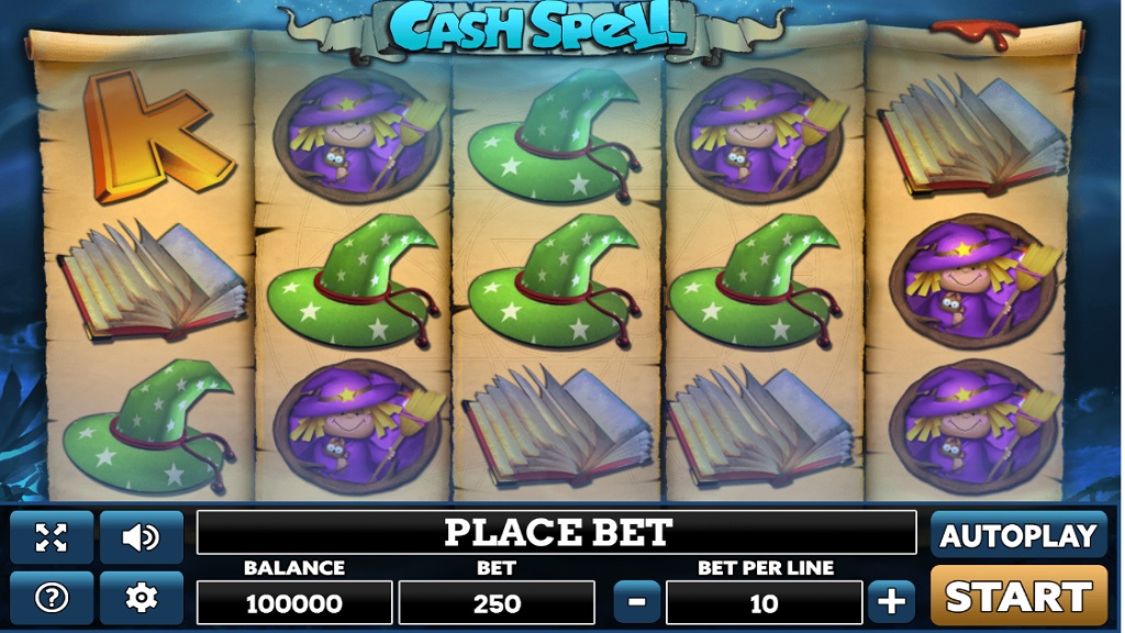 Screenshot of Cash Spell slot from PlayPearls