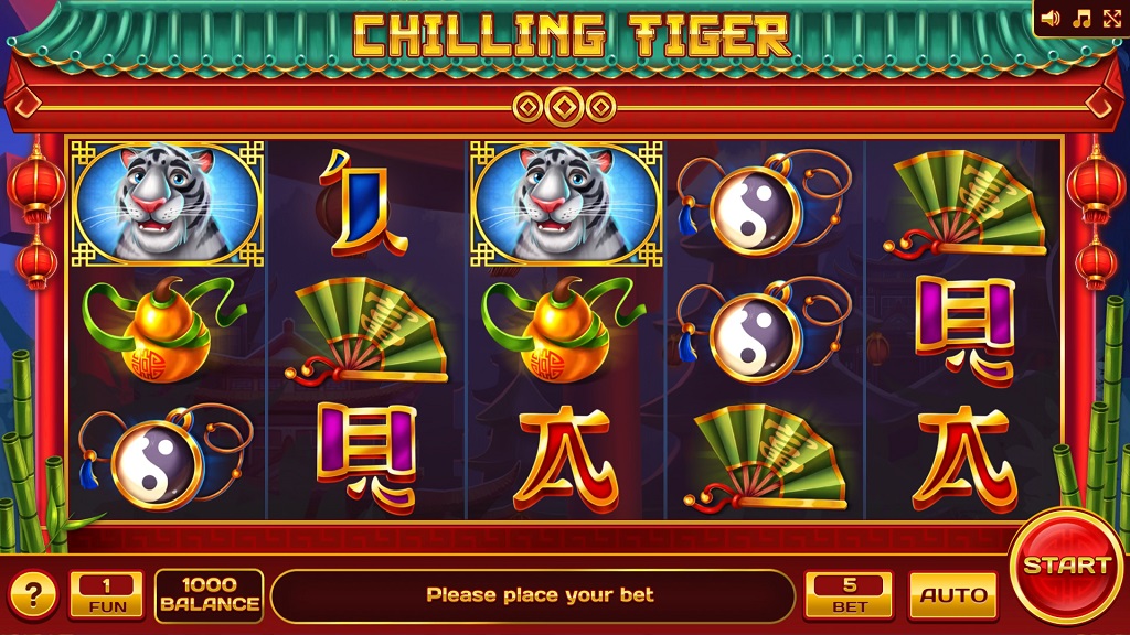 Screenshot of Chilling Tiger slot from InBet