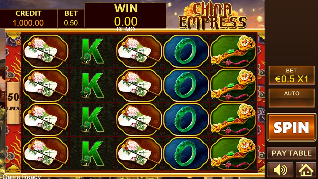 Screenshot of China Empress slot from Playstar