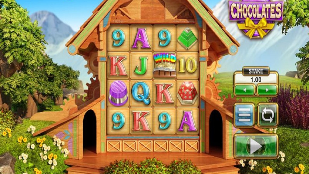 Screenshot of Chocolates slot from Big Time Gaming