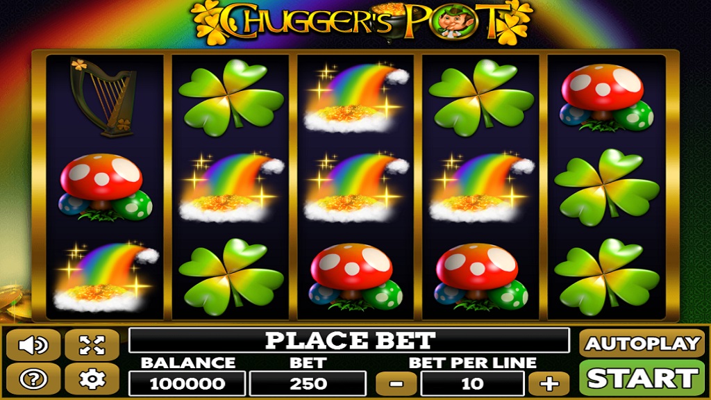 Screenshot of Chuggers Pot slot from PlayPearls