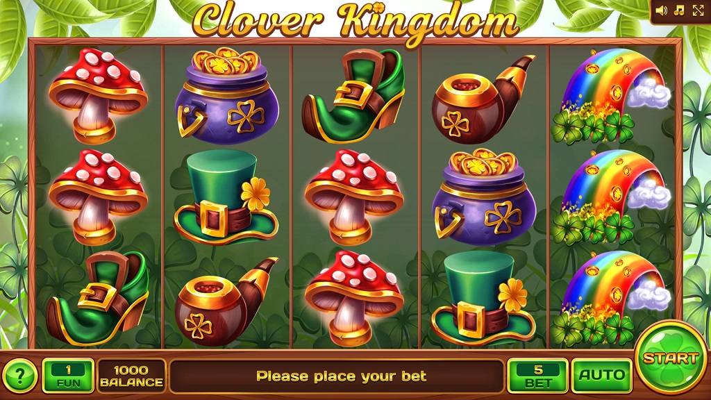 Screenshot of Clover Kingdom slot from InBet