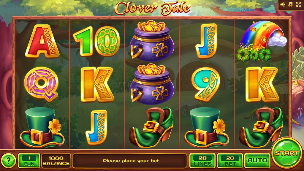 Screenshot of Clover Tale slot from InBet