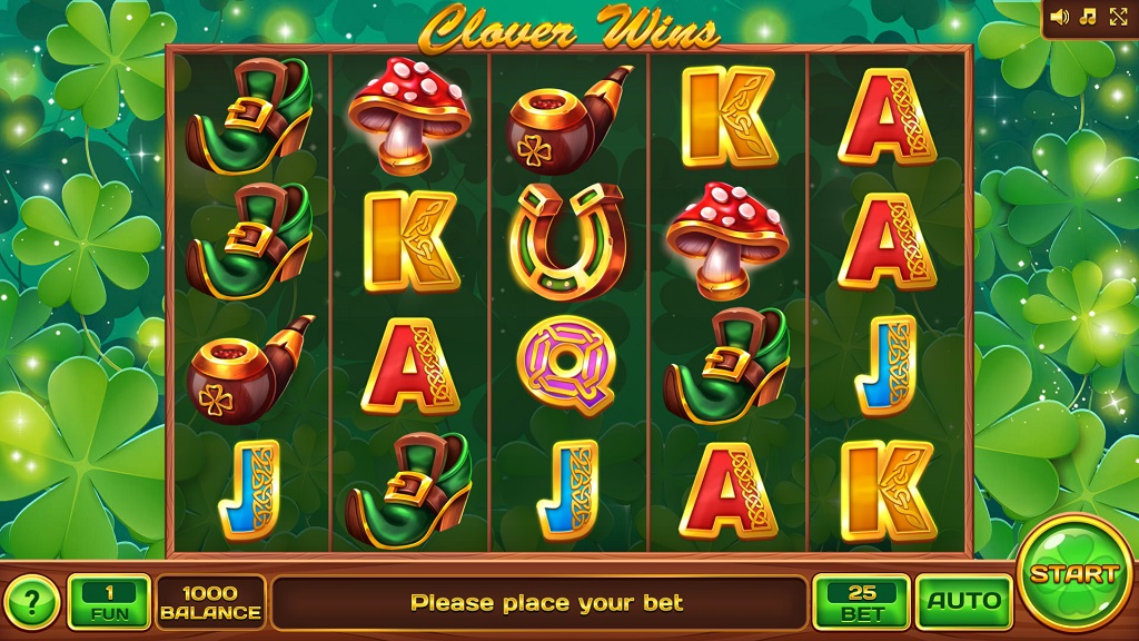 Screenshot of Clover Wins slot from InBet