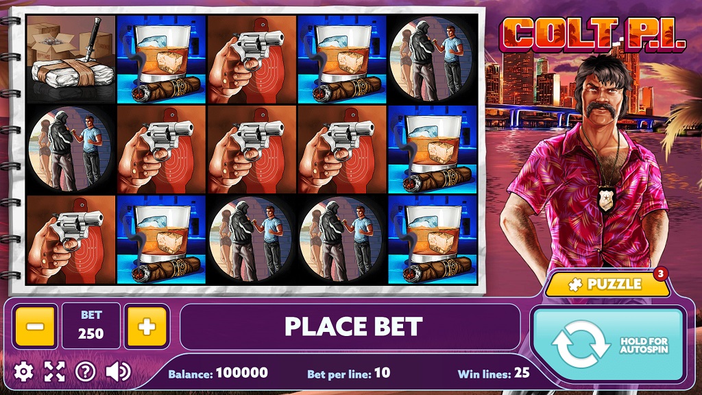 Screenshot of Colt PI slot from PlayPearls