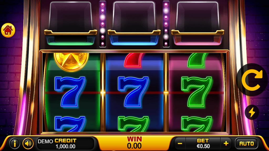 Screenshot of Crazy 777 slot from Playstar