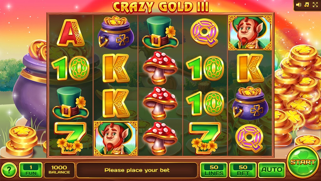 Screenshot of Crazy Gold III slot from InBet